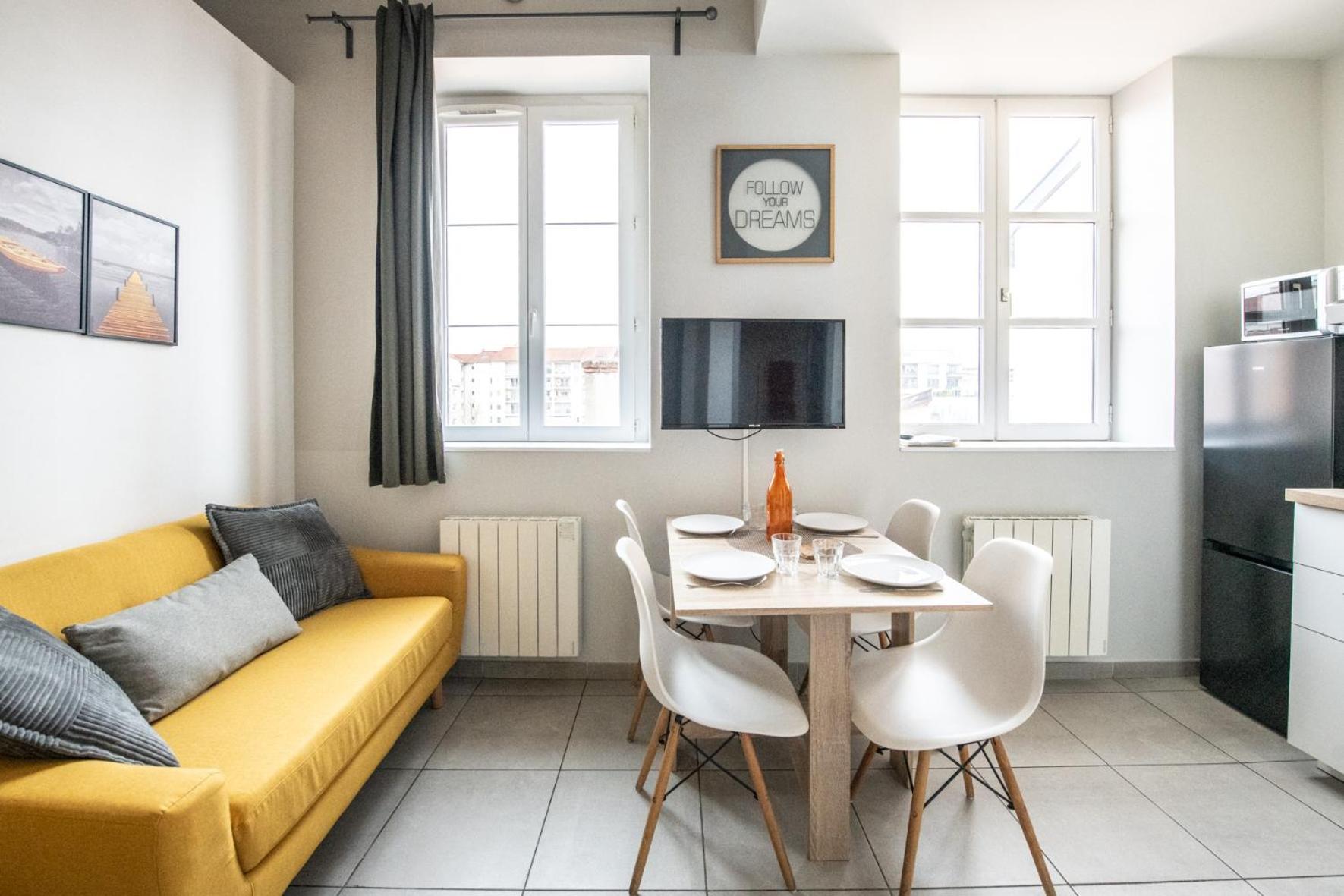 Duplex Scandinave A Cosy Et Calme - Lyon Part-Dieu Экстерьер фото